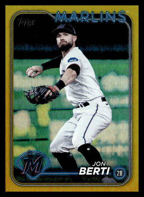 2024 Topps Series 2 Gold Foil #524 Jon Berti Marlins
