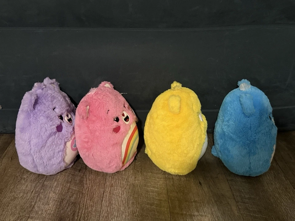 "Juego de 4 malvaviscos pelusa malvaviscos 8"" cuidado osos compartir alegría diversión gruñón" Foto 2 de 4