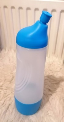 NEUwertig Tupperware Grosser Sportfreund C92 mit 750 ml Deckel blau Trinkflasche