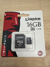 Brand New Kingston SanDisk microSDHC 16GB, Class 10 10MB/s