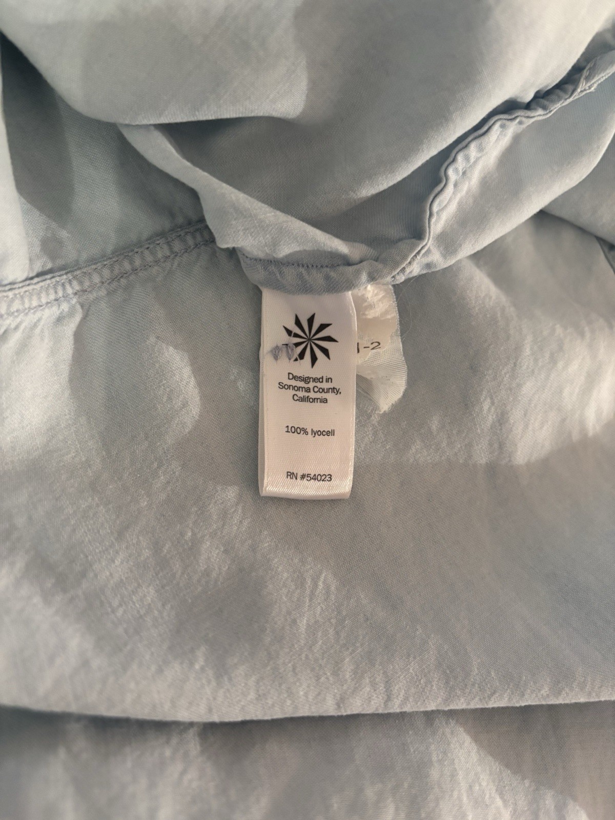 Athleta chambray blue split-back tunic-length but… - image 5