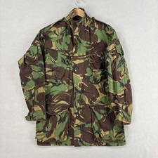 Vintage British Army Military Jacket Mens Medium Green Brown DPM Camo Combat