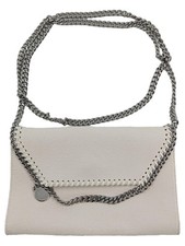 Stella McCartney Falabella Clutch Damen Weiß Kettentasche Umhängetasche