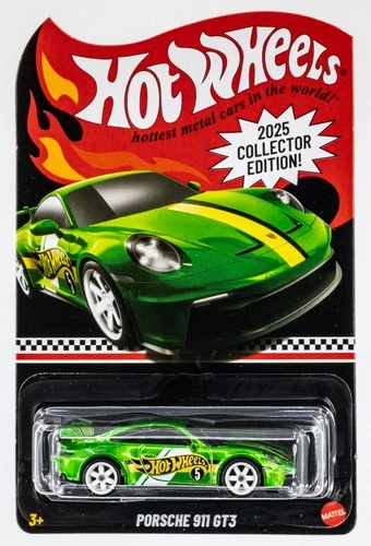 2025 Hot Wheels Collector Edition Mail-In Porsche 911 GT3 GREEN | FSC