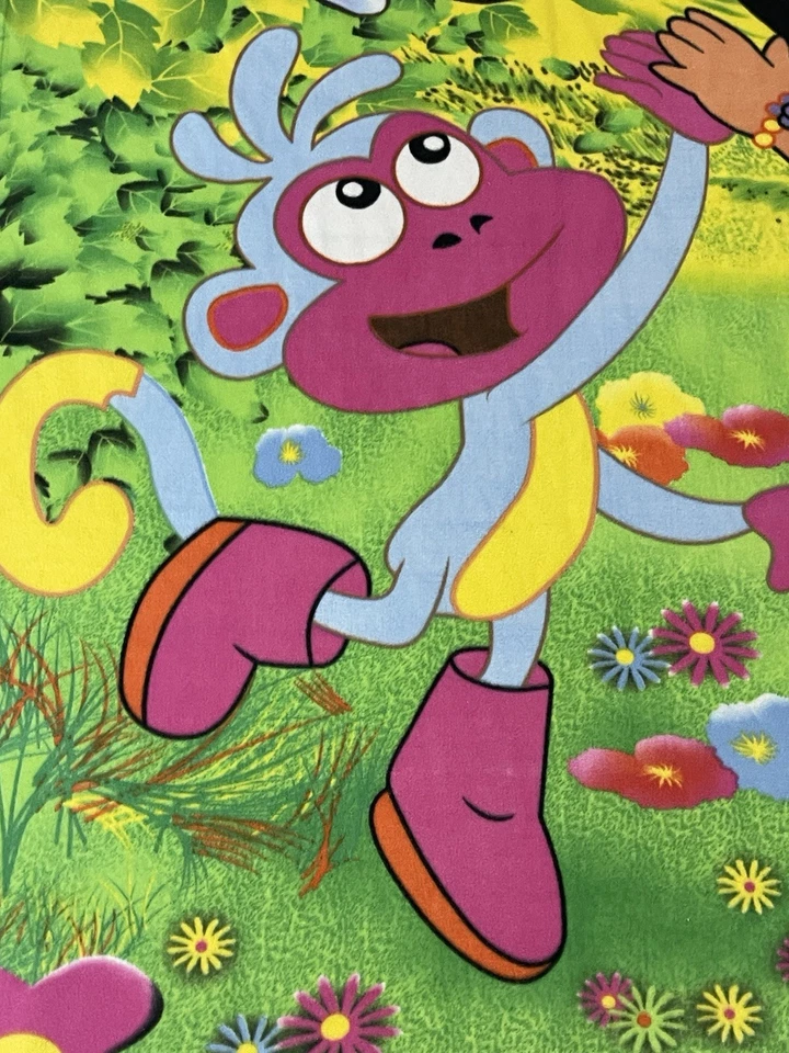 Manta micro polar Dora la Exploradora 64x78 tiro ligero grande niño pequeño Foto 3 de 4