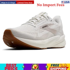 Brooks Women's Revel 8 Running Shoes, White/Chateau Grey