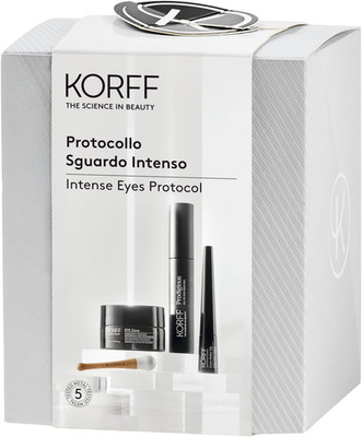 Korff Protokoll Box Intense Look, Augenkontur Creme Eye Zone Anti-Ru