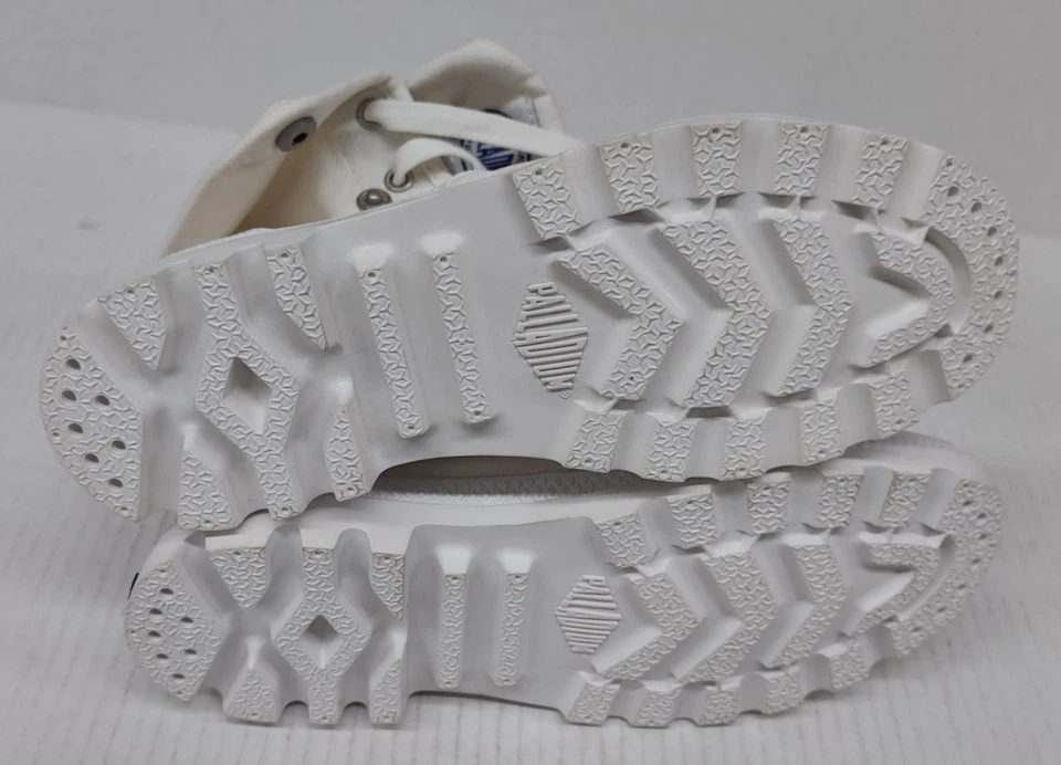 Botas con cordones plegables holgadas blancas Palladium para mujer talla 7,5 - ropa de calle casual Foto 2 de 4