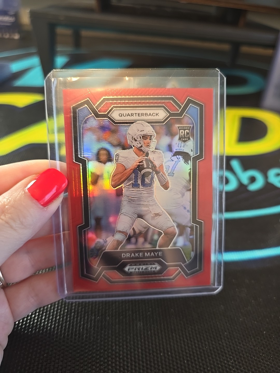 2024 Panini Prizm Draft Picks - Drake Maye #103 Red Prizm /299 (RC)