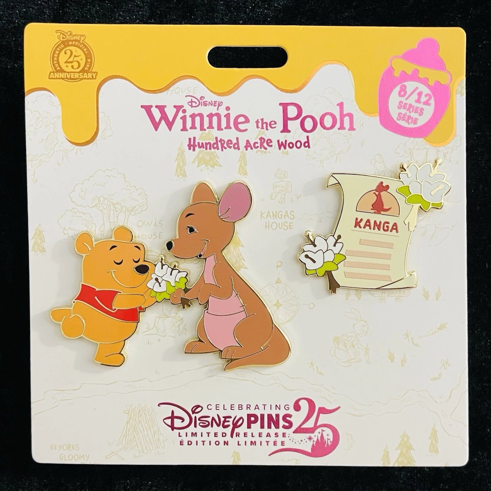 LR Winnie the Pooh Kanga Set Hundred Acre Wood Month August 8/12 Disney Pin 2025