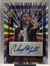 2025 WNBA Donruss Cheryl Miller AUTO Laser Mercury Signature Series