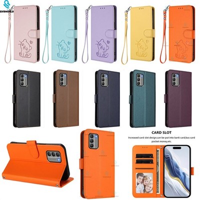 Für Nokia G21 G400 C300 G42 G22 C32 C12 C22 C02 geprägte Wallet Case Handyhülle