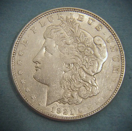 1921-D Morgan Silver Dollar, 90% Silver, EXTREMELY FINE CONDITION