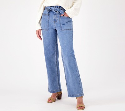 Candace Cameron Bure Women's Plus Sz Pants 22 Regular Pacific Denim Blue A556277