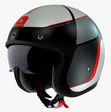 Rollerhelm MT LE MANS 2 S SV LUTHER B15 MATT M