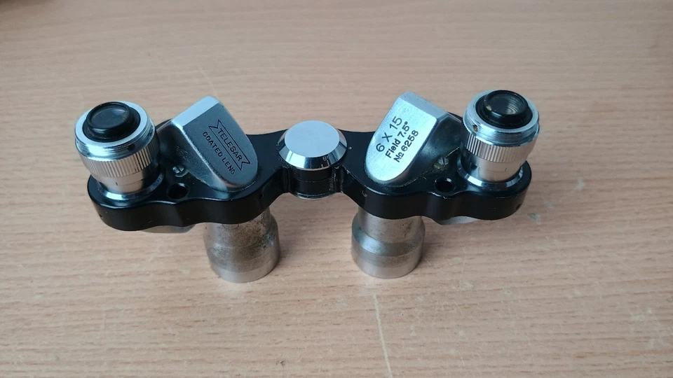 Telesar Binoculars 6X15 Vintage Wide Angle 8.0* Degrees Coated Miniature Golf - Image 4 of 4