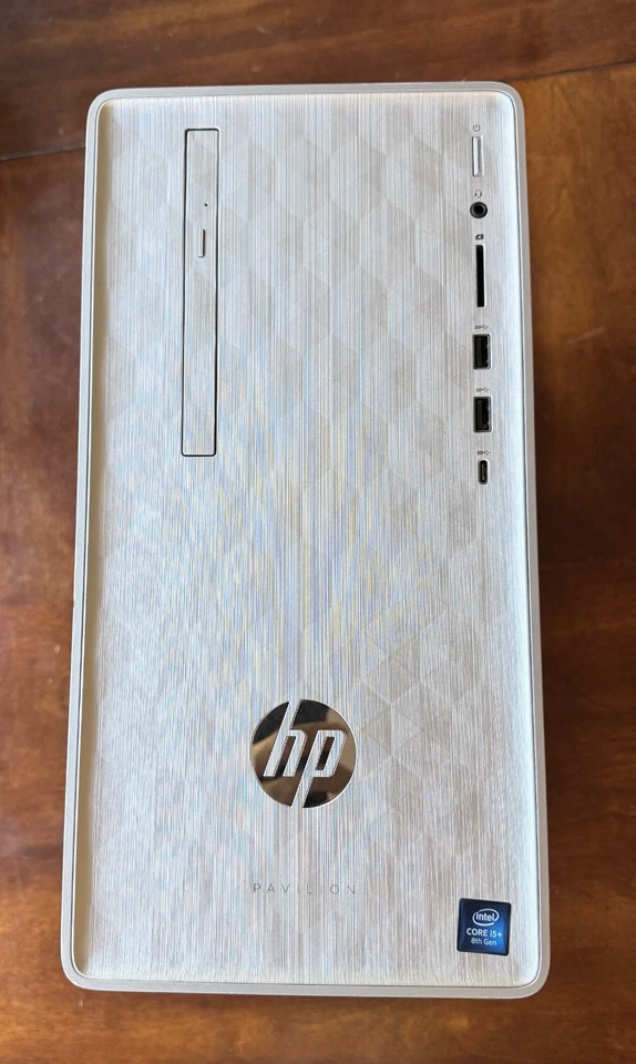 HP Pavilion PC 590-p0066 Desktop Computer CORE i5-8400 12GB RAM + Monitor Bundle - Image 2 of 4