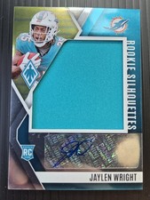 2024 Panini Phoenix Rookie Auto MEM Jaylen Wright #RS-JWT /299 Dolphins