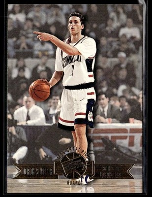 1996 Press Pass Doron Sheffer RC #26 Connecticut Huskies