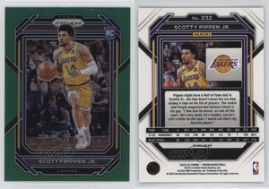 2022-23 Panini Prizm Green Prizm Scotty Pippen Jr #232 Rookie RC