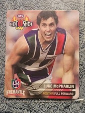 2006 AFL Smiths Crisps Hot Shot Tazo Base Luke McPharlin Fremantle Dockers #11