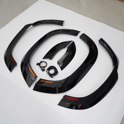 #ad Gloss Black Widening Fender Flare Wheel Arch with Light For Defender 110 2020 23 $385.95