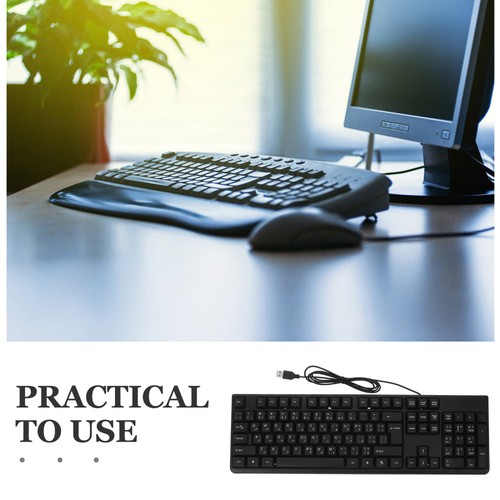 Gaming Keyboard USB Arabic Letter Laptop Desktop Computer Keyboard - 第 10/12 張圖片