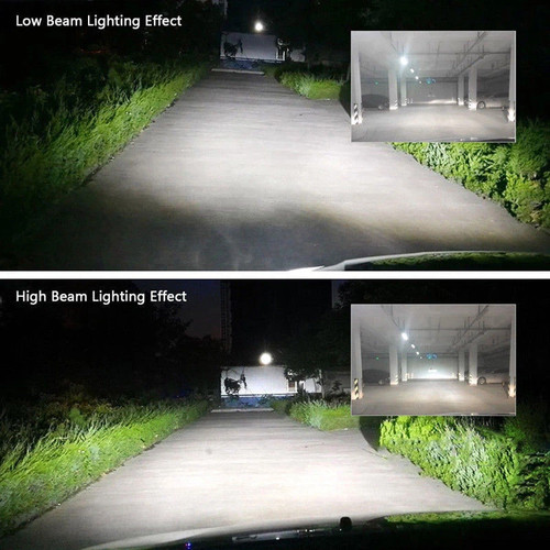 For Ram 3500 2013-2018 10000K LED Headlights Bulbs High Low Cool White Lamp - Picture 3 of 20