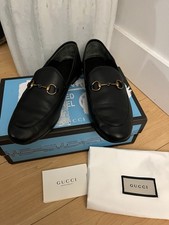 Gucci Brixton Horsebit Loafer EU 37 Black Leather