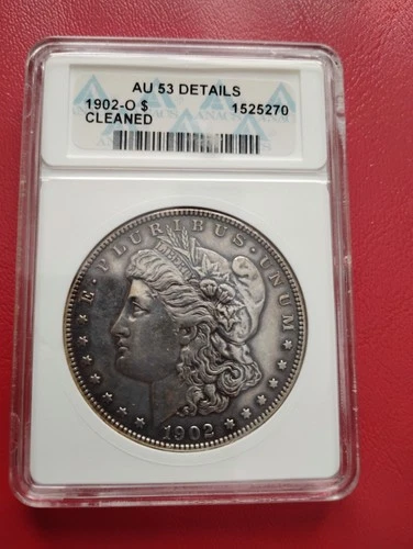 1902 Morgan Silver Dollar AU53