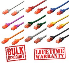 Cat6 RJ45 UTP Network Patch Cable Ethernet Latched Snagless LAN LSOH LSZH  