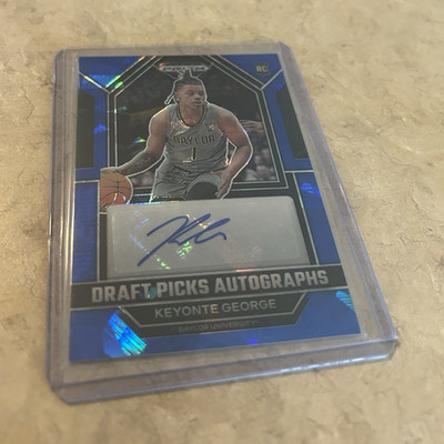 Panini 2023-24 Prizm Draft Picks Keyonte George Auto #DPA-KYG 12/75