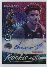 2019-20 NBA Hoops Premium Stock Rookie Ink Shimmer Prizm Chuma Okeke Auto b8r