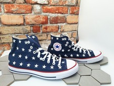 Converse Chuck Taylor All Star Hi Navy Stars Men's 10 USA Red White Blue A15503F