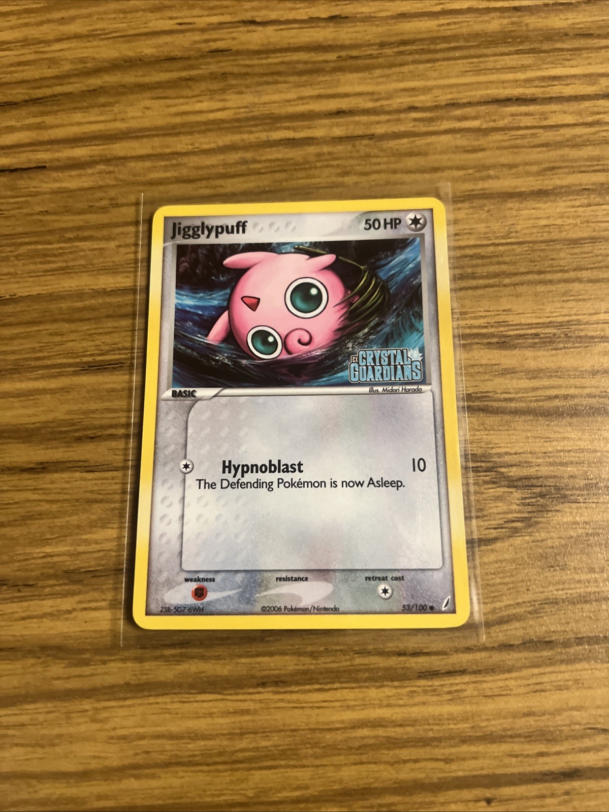 Pokemon Jigglypuff 53/100 EX Crystal Guardians 2006 Near Mint