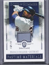 2025 Panini Boys of Summer #PM-PF Prince Fielder Pastime Materials #/99