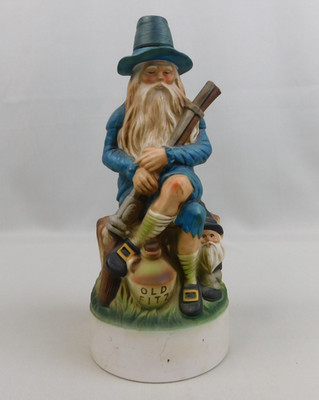 Vintage Stitzel-Weller Distillery Old Fitzgerald Rip Van Winkle Whiskey Decanter