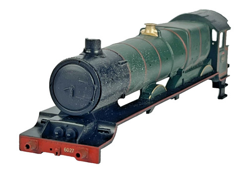 Hornby GWR King Richard I 6027 Lok nur Karosserie grün sehr guter Zustand unbenutzt Ersatzteil | Condition: Used