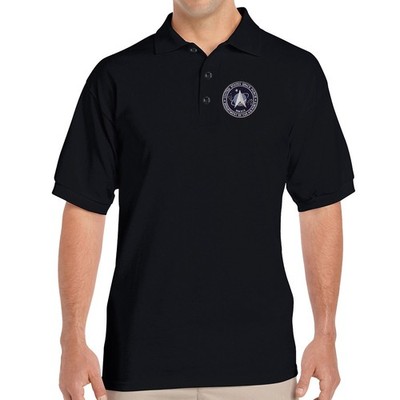 Space Force Embroidered Patch Polo