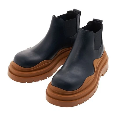 Bottega Veneta Men's Tire Chelsea Boots 630281 VBS50 1753 75635978 [P] - Photo 1/4