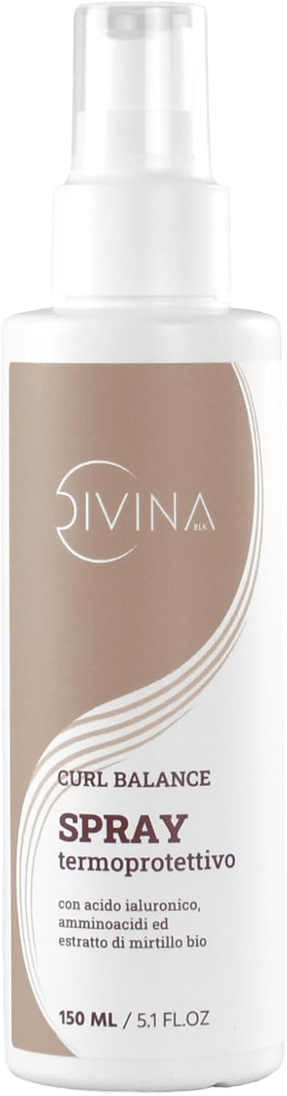 Spray Protezione Calore Curl Balance 150ml | Per Styling Ricci e Afro