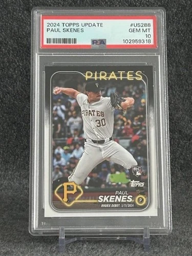 2024 Topps Update PAUL SKENES RC Rookie #US288 PSA 10