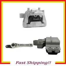 Engine Motor, Trans & Torque Strut Mount For 09-18 Audi Q3 VW Tiguan 2.0L 3PCS