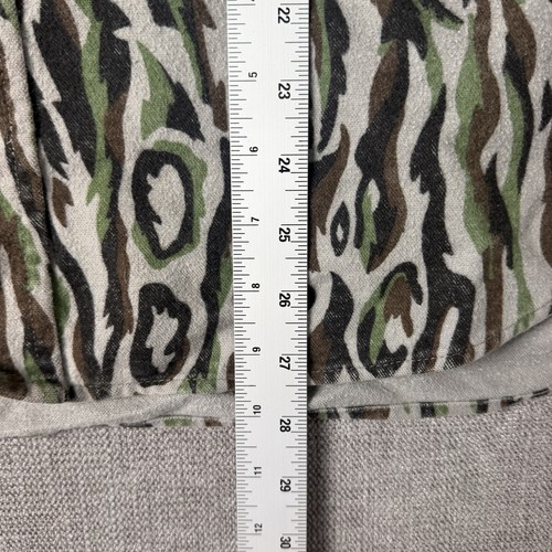 Vintage Woolrich Shirt Mens XL Trebark Camo Flannel Chamois Button Up USA Made - Picture 7 of 8
