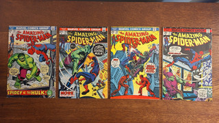 Amazing Spider Man Lot 119 120 136 137 Marvel Comics