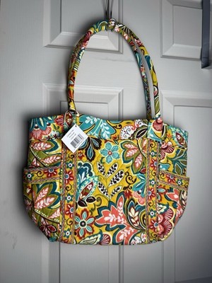 Vera Bradley Provencal Campus Tote NWT Quilted Bag 16x12x4