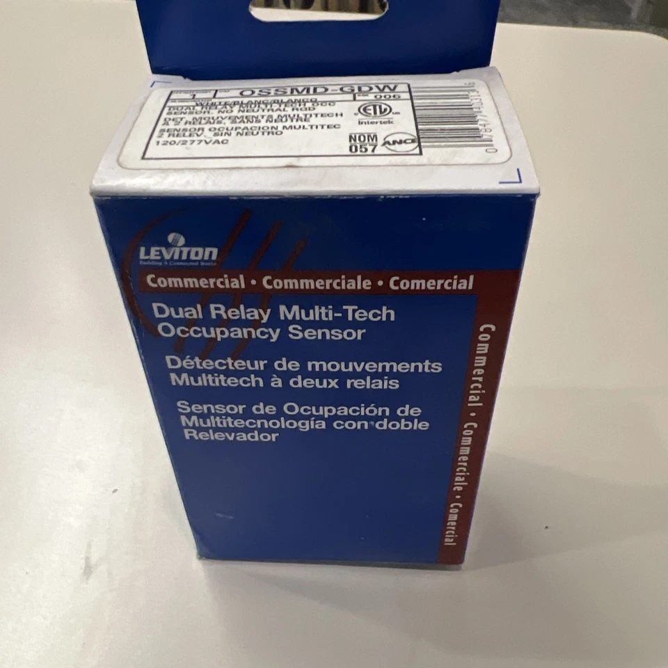 Leviton OSSMD-MDW Dual Relay Multi Tech Occupancy Sensor - Image 3 of 3