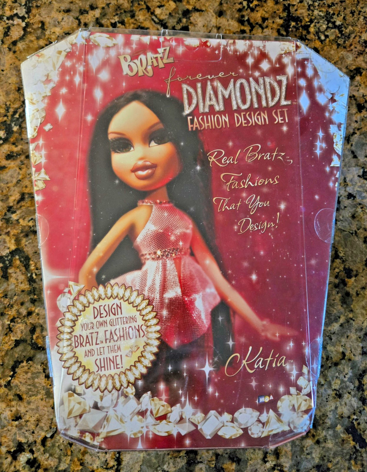 Bratz Forever Diamondz KATIA Fashion Design Set Vintage MGA Doll 2006 Y2K NEW