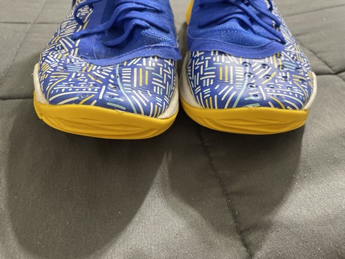 Under Armour Steph Curry 4 ‘More Fun’ Royal Blue And Yield Yellow Size 7Y - Bild 4 von 18