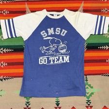 VTG 70’s Artex Snoopy T-Shirt SMSU Southern Missouri State USA Made sz Medium
